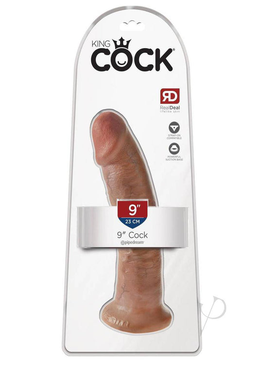 King Cock Dildo 9in - Caramel