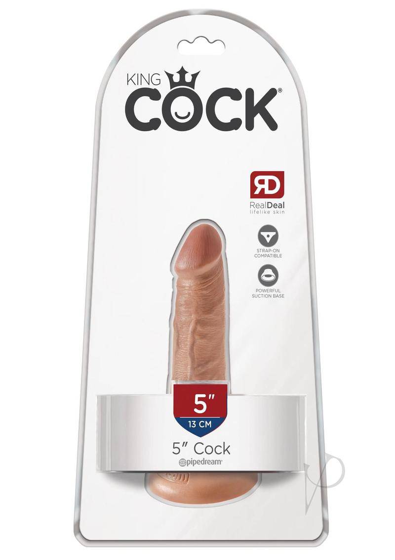 King Cock Dildo 5in - Caramel