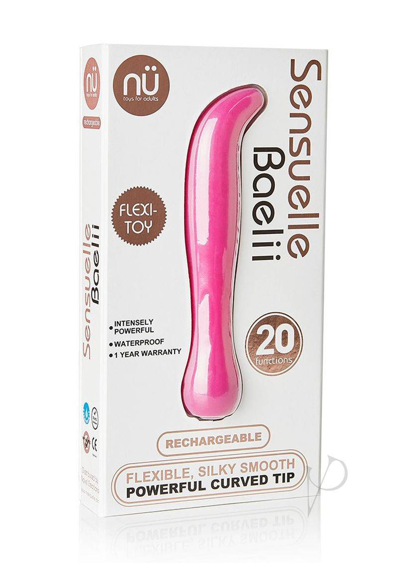 Nu Sensuelle Baelii Rechargeable Silicone G-Spot Vibrator - Magenta