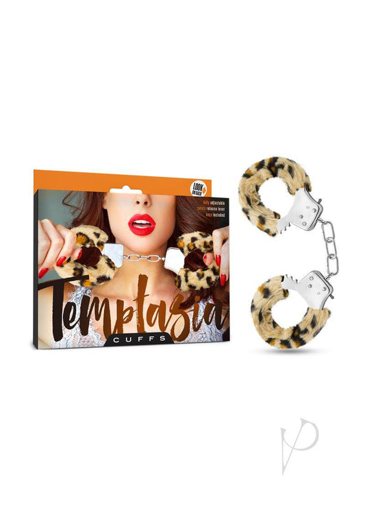 Temptasia Faux Fur Cuffs - Leopard