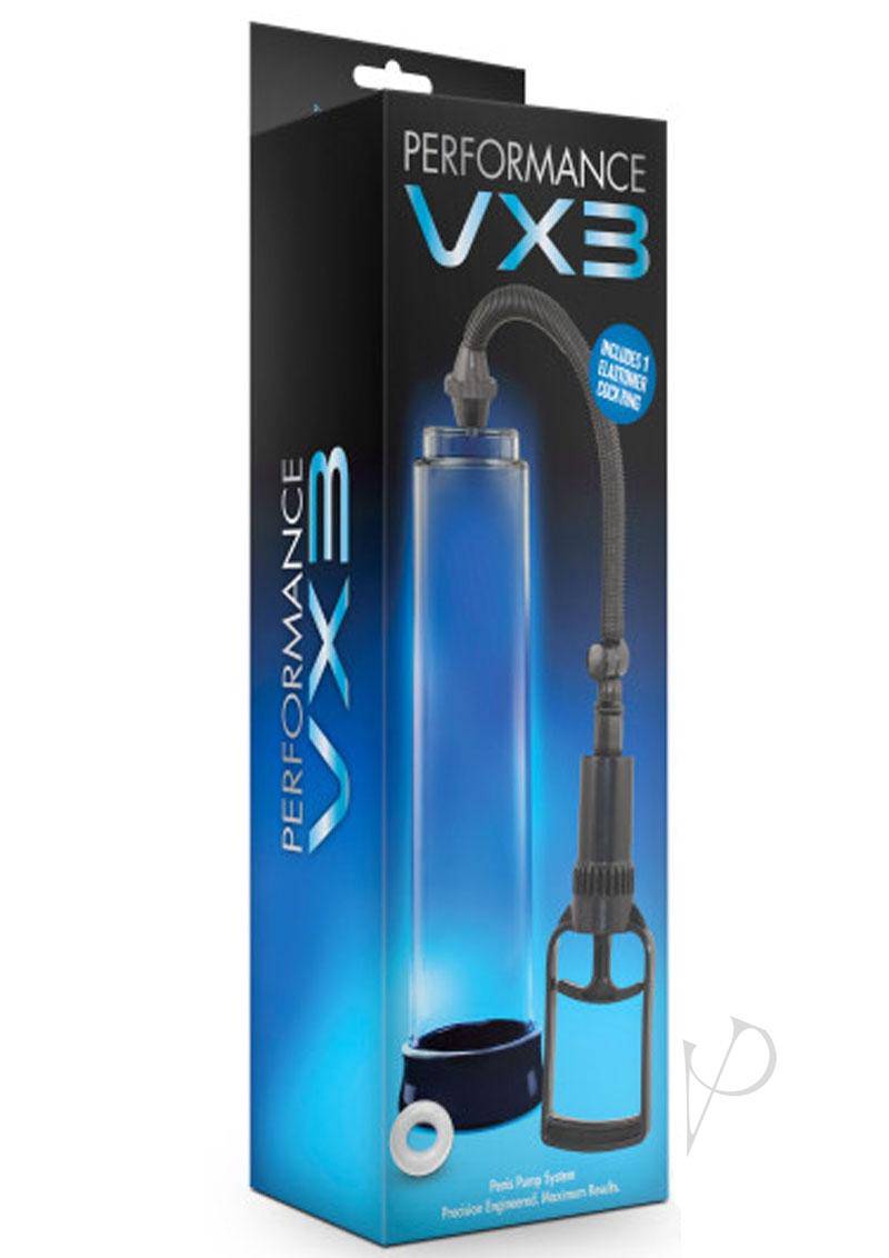 Performance VX3 Male Enhancement Penis Pump System 10in - Clear