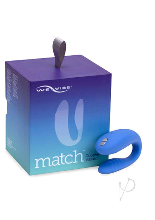 We-Vibe Match Rechargeable Silicone Couples Vibrator with Remote Control - Purple