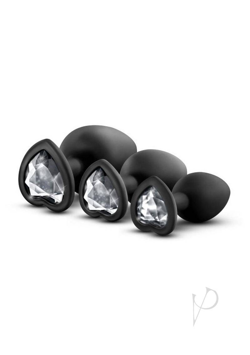 Luxe Bling Plugs Train Kit Blk/wht Gems - Chambre Rouge