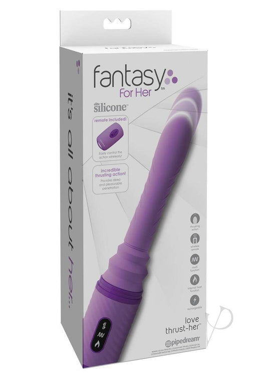 Fantasy For Her Silicone Love Thrust Her Dildo 12in - Purple