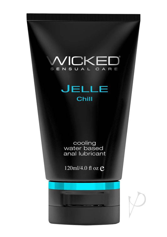 Wicked Jelle Chill Waterbased Cooling Anal Gel 4oz