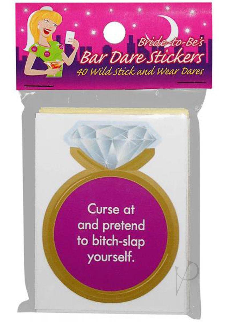 Bride-To-Be`s Bar Dare Stickers