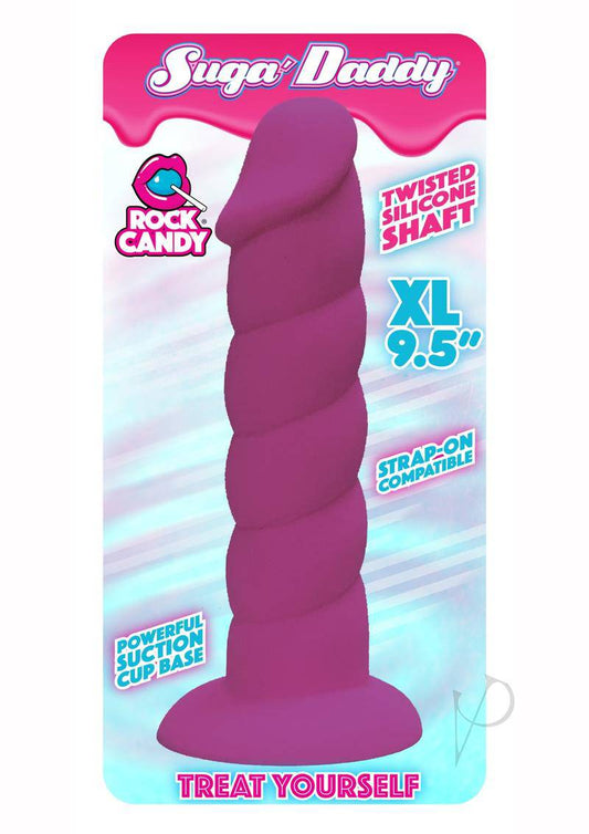 Suga` Daddy Silicone Dildo 9.5in - Purple