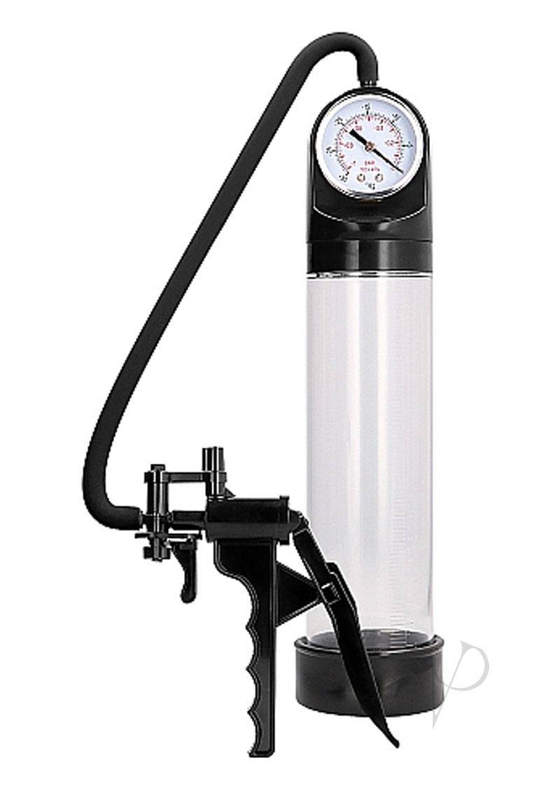 Pumped Elite Pump W/psi Gauge Transpar-1