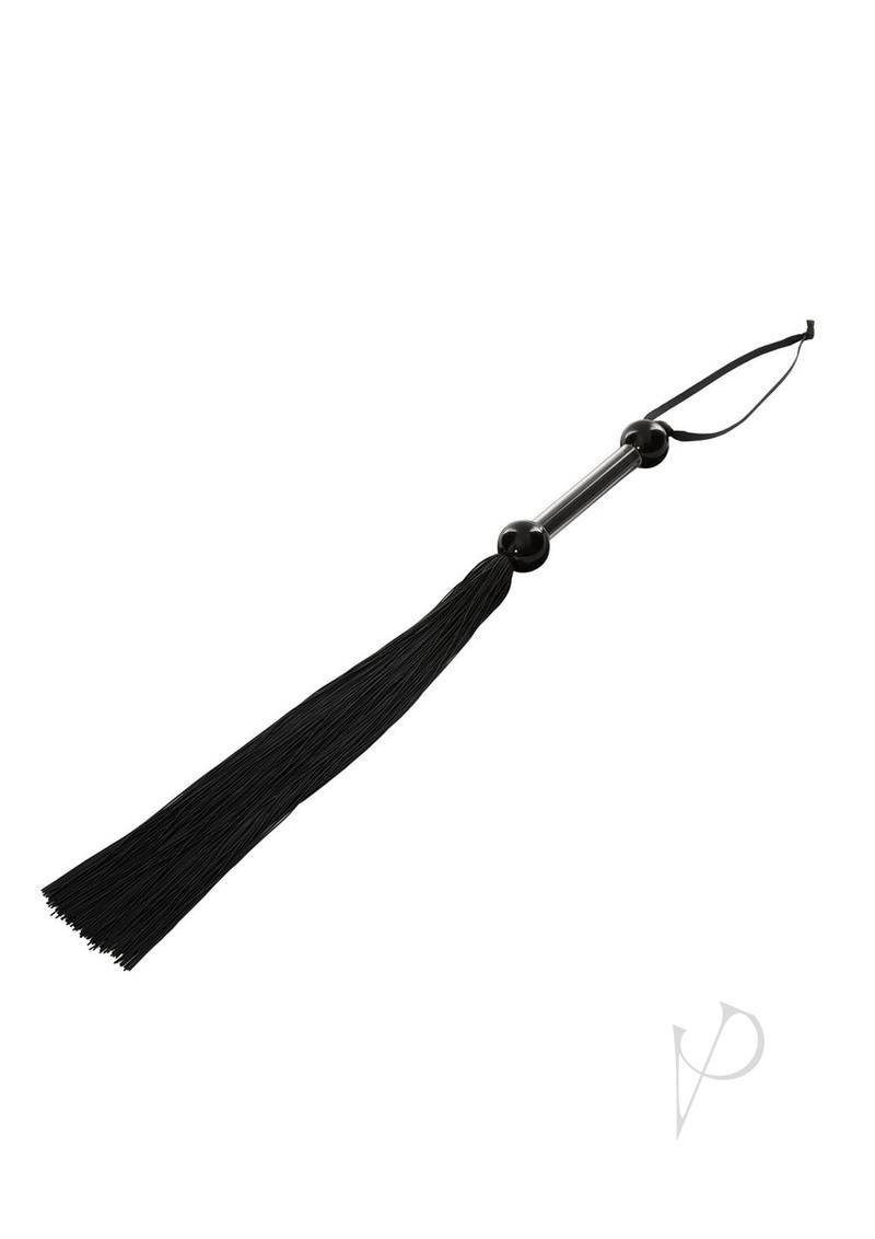 22 Large Rubber Whip - Black-1