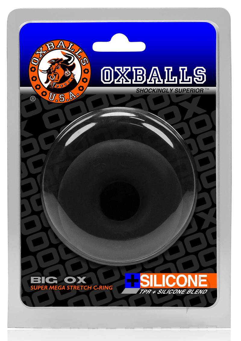 Oxballs Big Ox Super Mega Stretch Silicone Cock Ring - Black