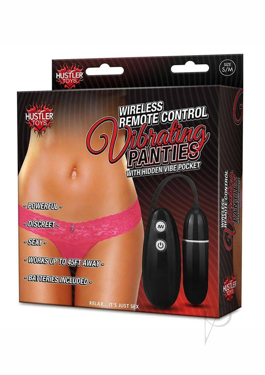 Wireless Remote Control Vibrating Panties Panty Vibe - Small/Medium - Pink