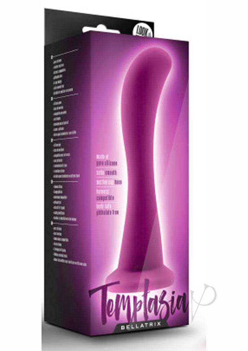 Temptasia Bellatrix Silicone Dildo 6.25in - Plum