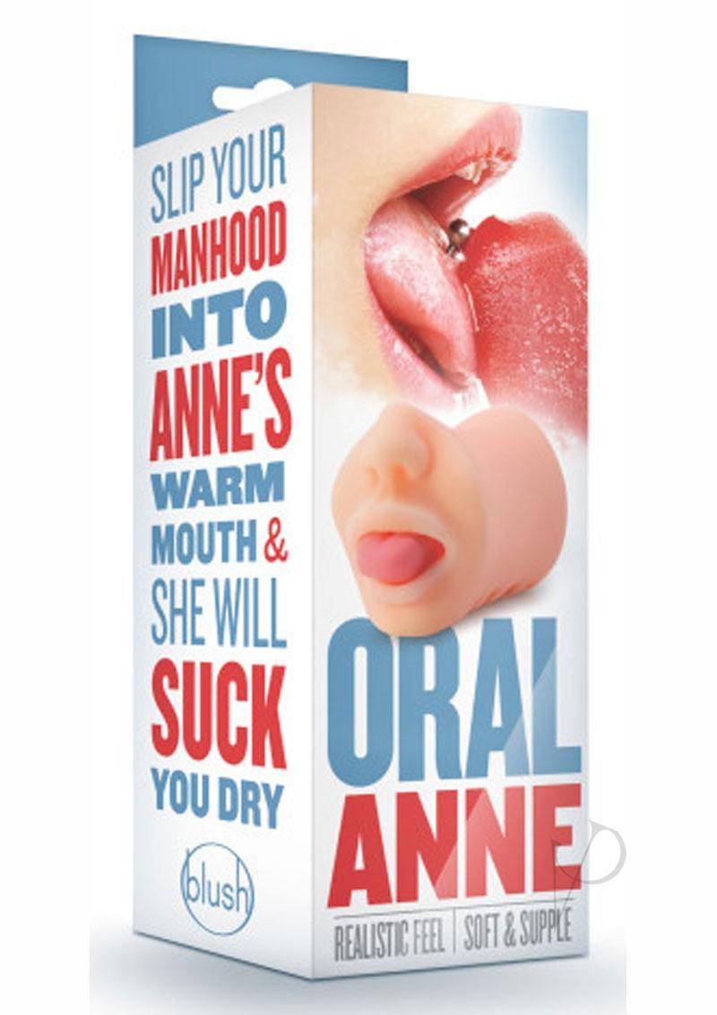 X5 Men Oral Anne Masturbator - Mouth - Vanilla