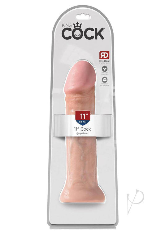 King Cock Realistic Dildo 11in - Flesh