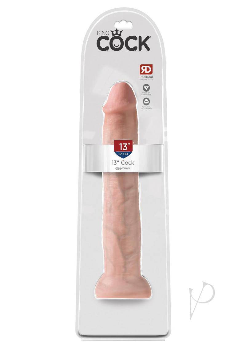 King Cock Dildo 13in - Vanilla