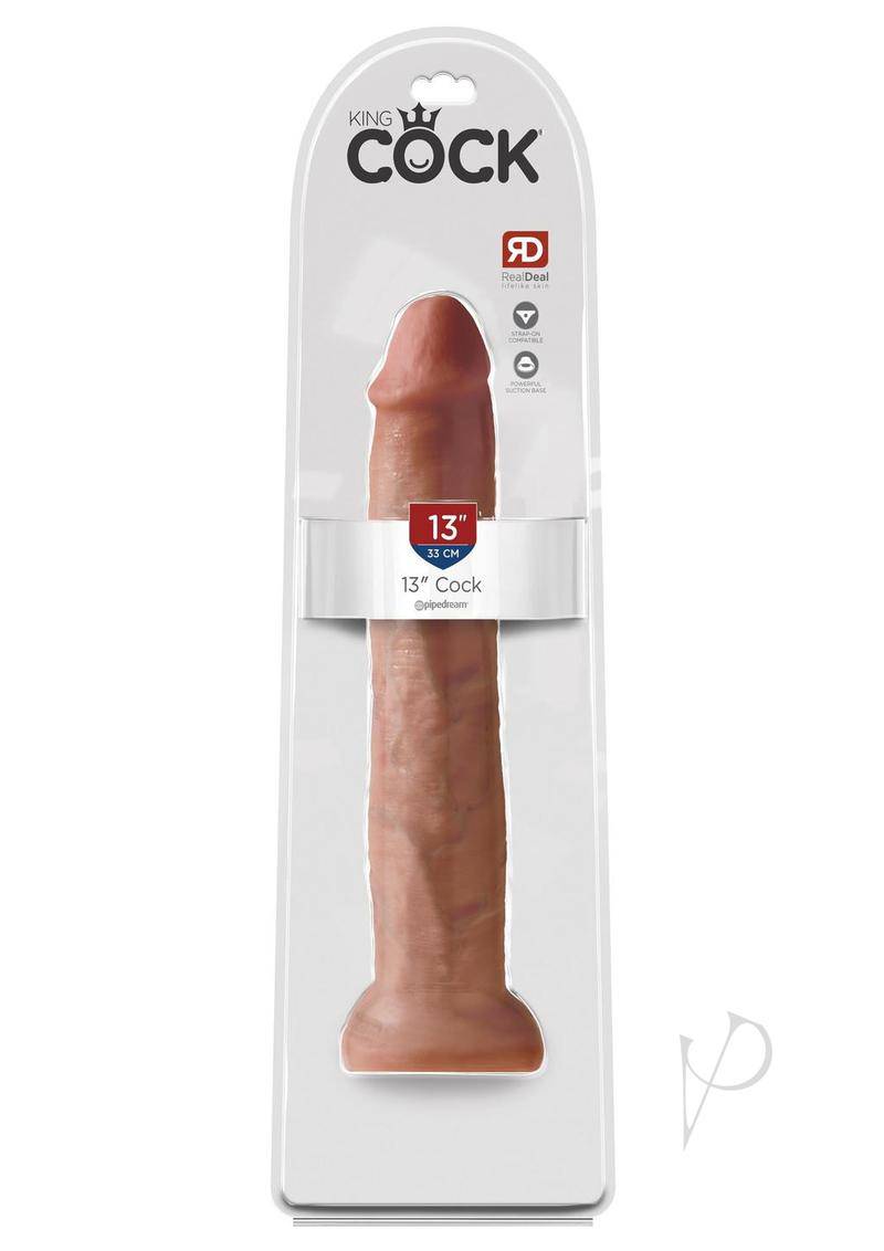 King Cock Dildo 13in - Caramel