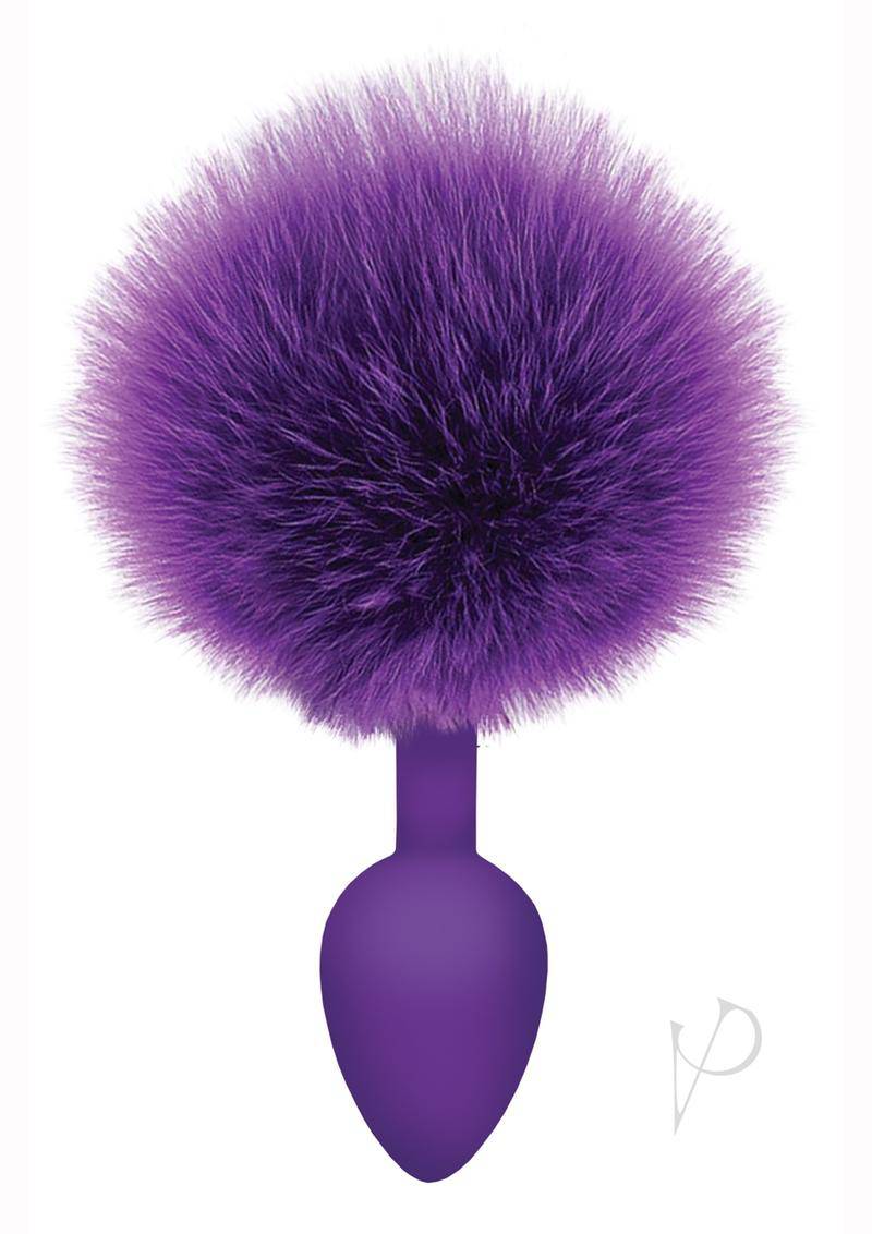 The 9 Cottontails Bunny Tail Plug Purple - Chambre Rouge