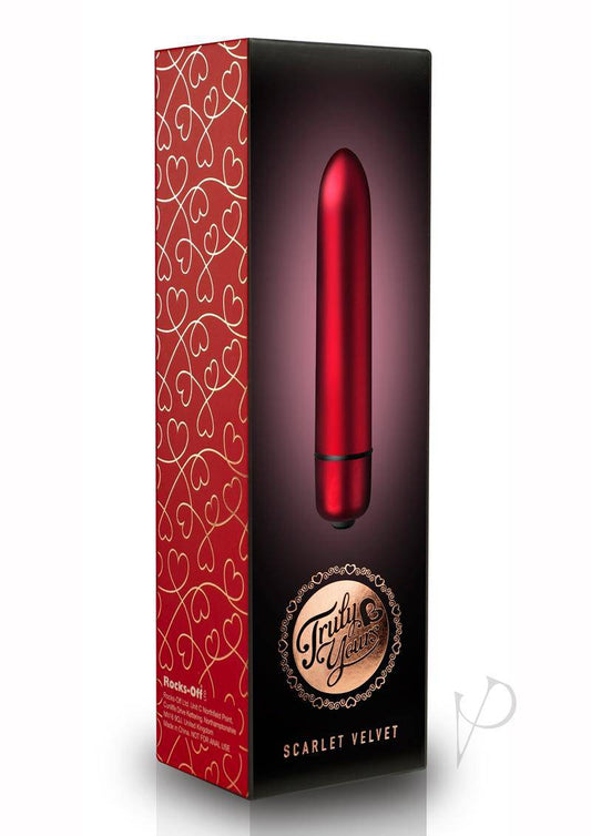 Truly Yours Scarlet Velvet Bullet Vibrator - Red