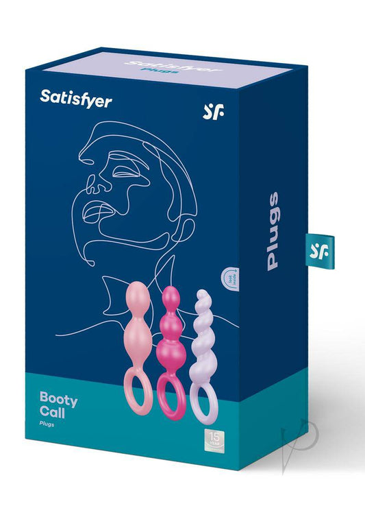 Satisfyer Booty Call Colored Set Of 3 - Chambre Rouge