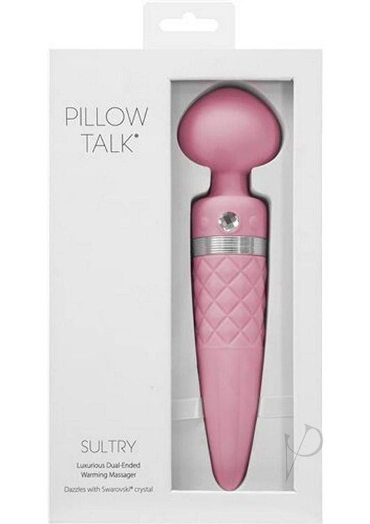 Pillow Talk Sultry Warming Wand Massager - Pink