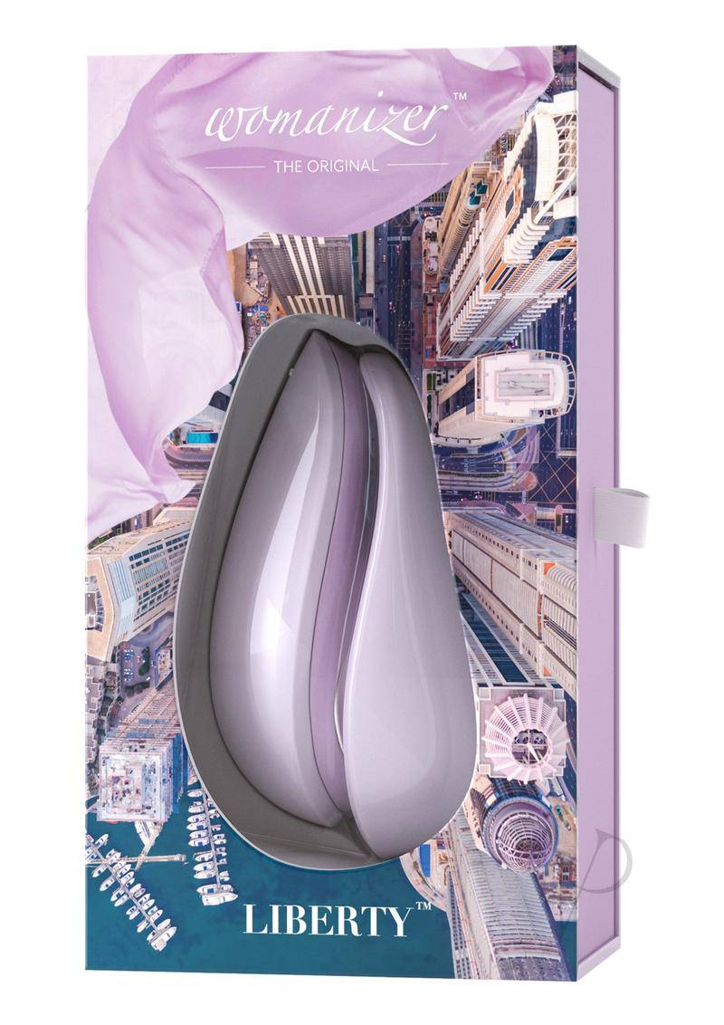 Womanizer Liberty Silicone Rechargeable Clitoral Stimulator - Lilac