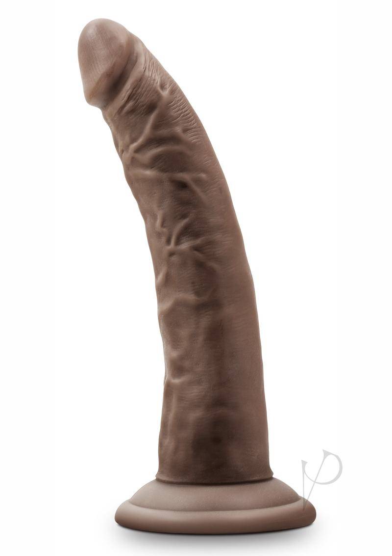 Dr Skin Cock W/suction 7 Chocolate - Chambre Rouge