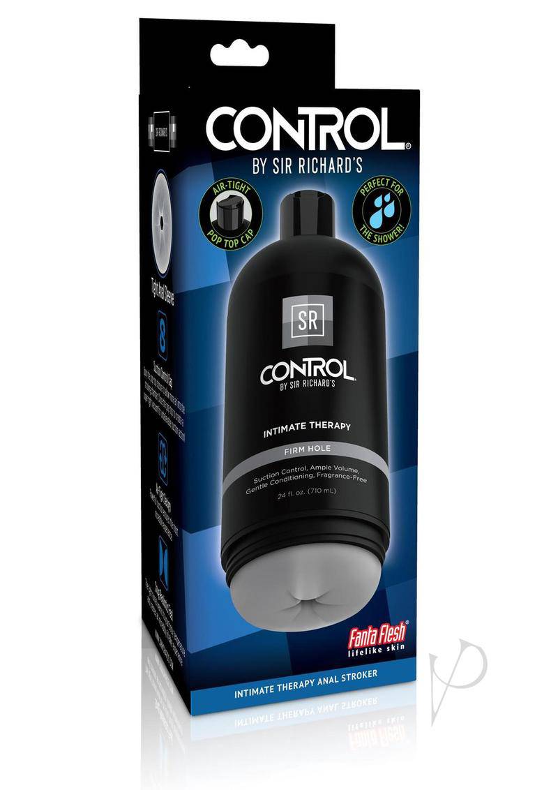 Sir Richard`s Control Intimate Therapy Firm Hole Masturbator - Butt - Black/Gray