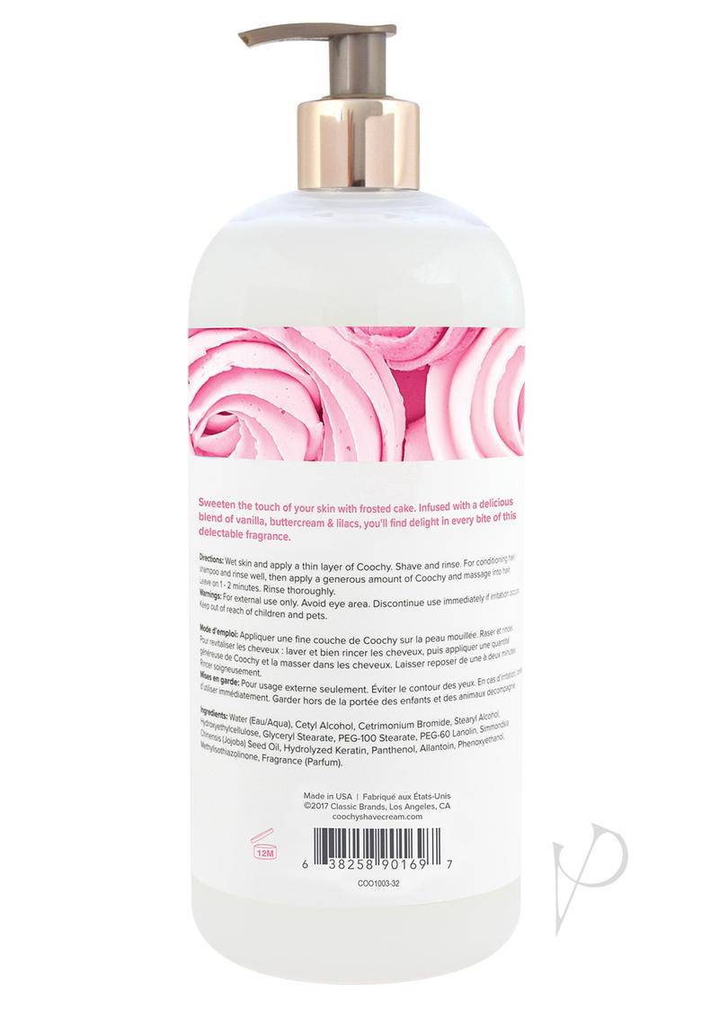 Coochy Shave Cream Frosted Cake 32 Oz - Chambre Rouge