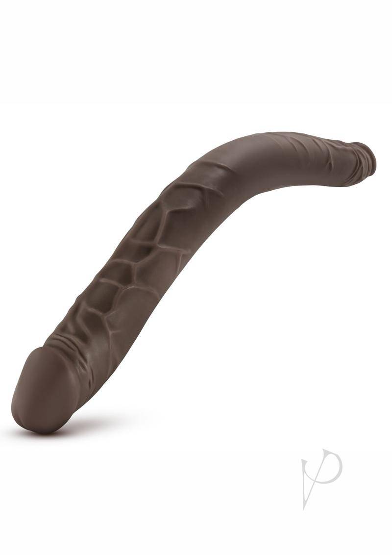 Dr Skin Double Dildo 16 Chocolate - Chambre Rouge