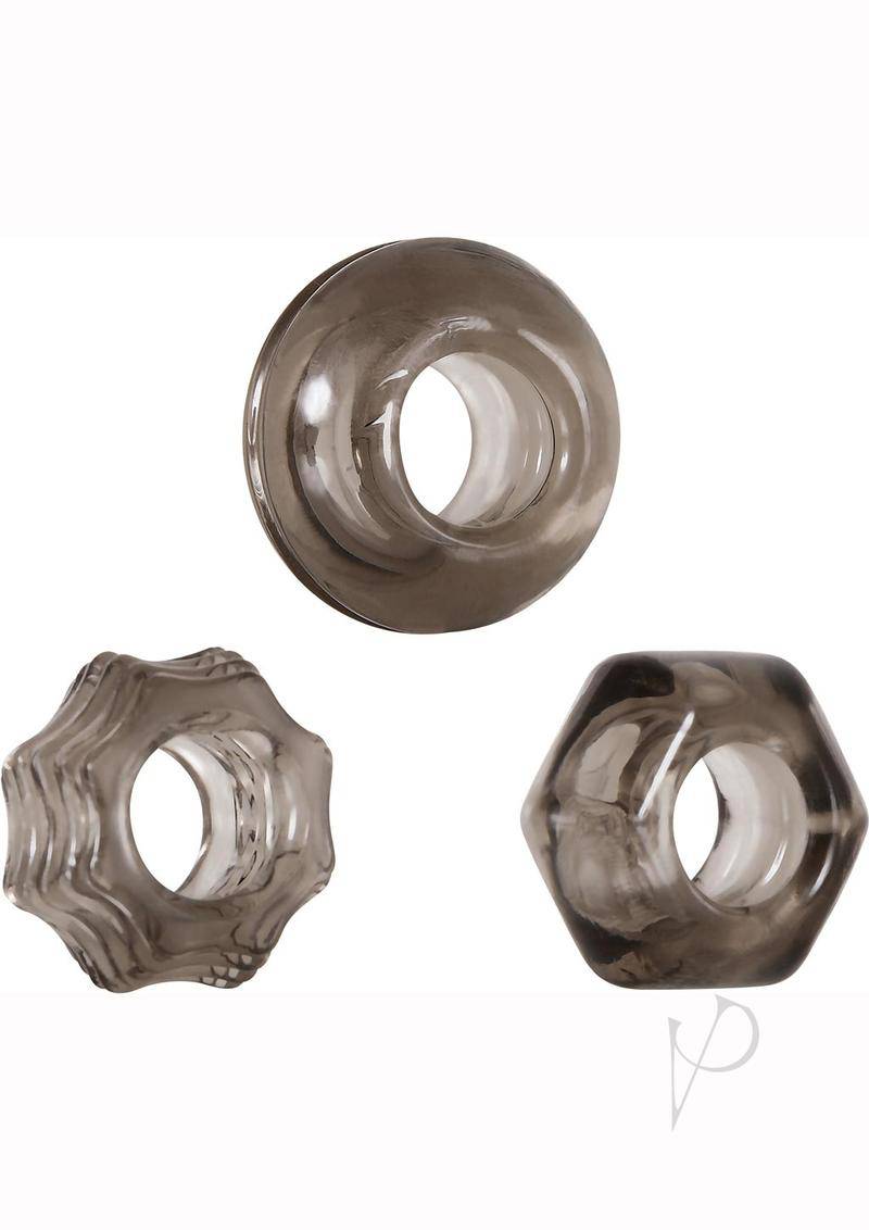 Triple Thick Cock Ring Set - Chambre Rouge