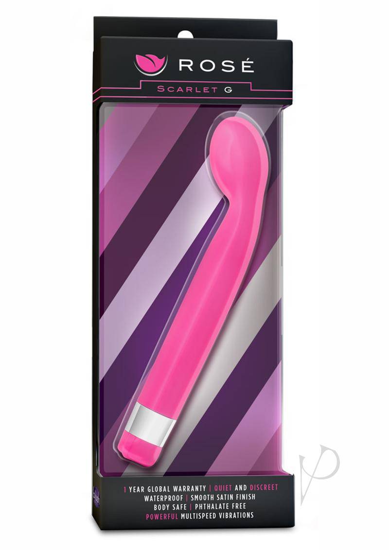 Rose Scarlet `G` G-Spot Vibrator- Pink