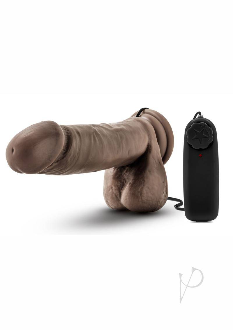 X5 Plus Gyrating Vibe Cock 8 Chocolate - Chambre Rouge