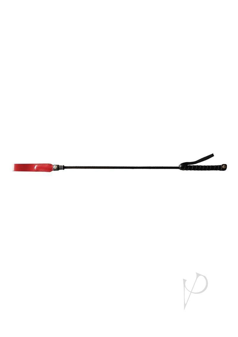 Rouge Long Riding Crop Slim Tip 24 Red - Chambre Rouge