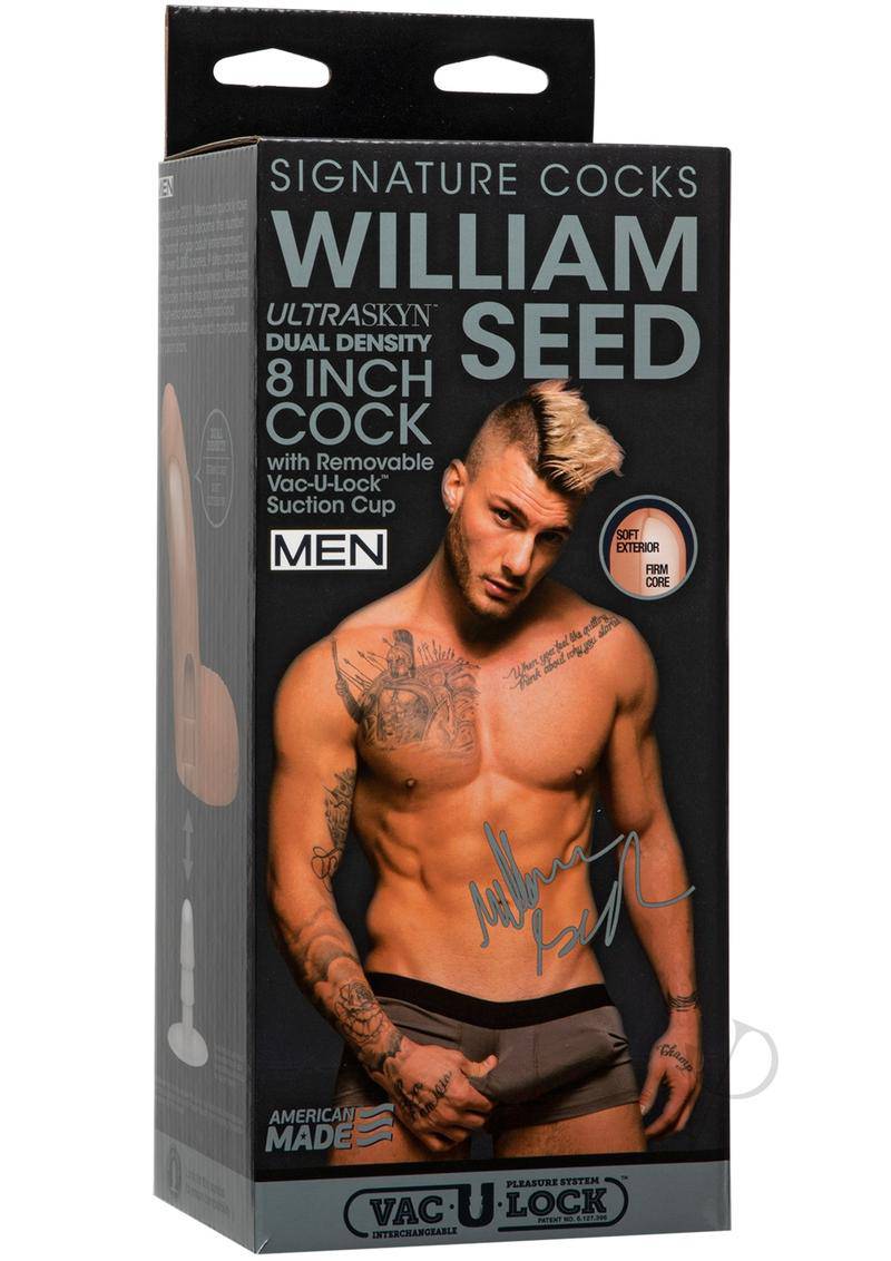 Signature Cocks William Seed Dildo 8in - Vanilla