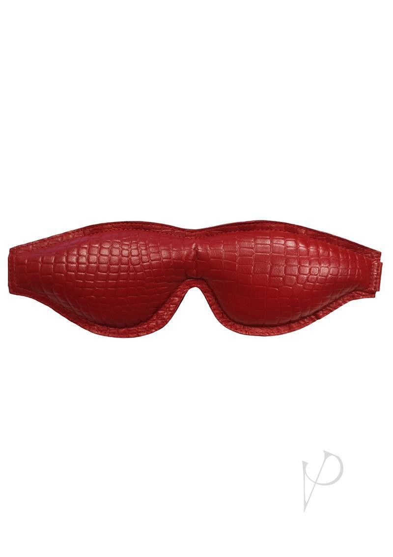 Rouge Anaconda Padded Blindfold Burg/blk - Chambre Rouge