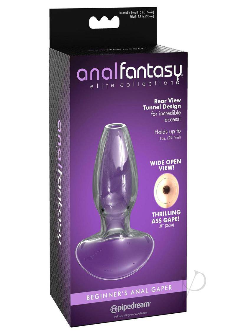 Anal Fantasy Elite Beginner`s Anal Gaper Glass Open Tunnel