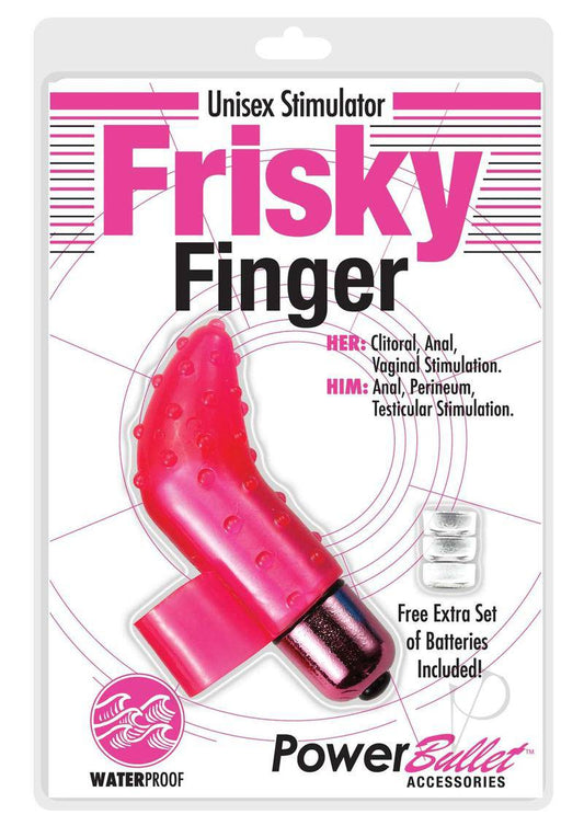 PowerBullet Frisky Finger Massager - Pink