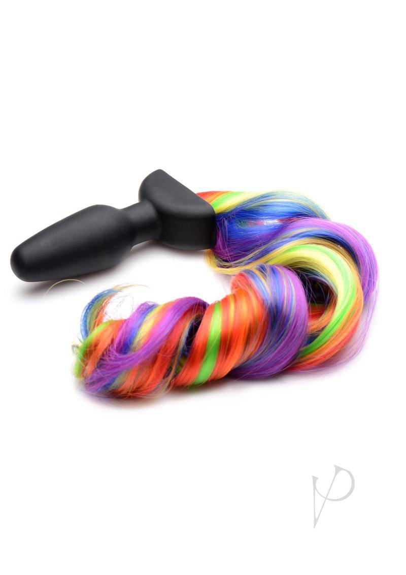 Tailz Vibrating Rainbow Tail - Chambre Rouge