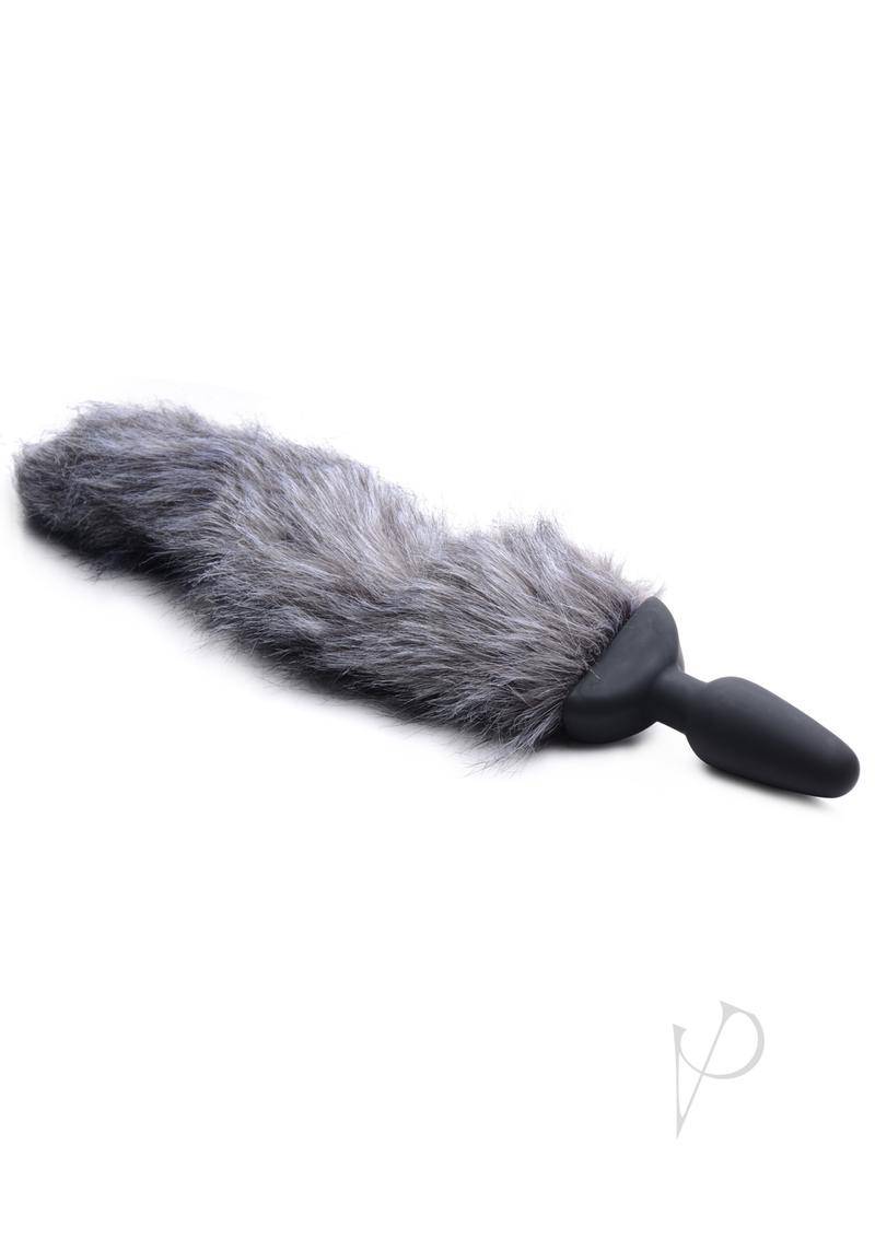 Tailz Vibrating Grey Fox Tail - Chambre Rouge