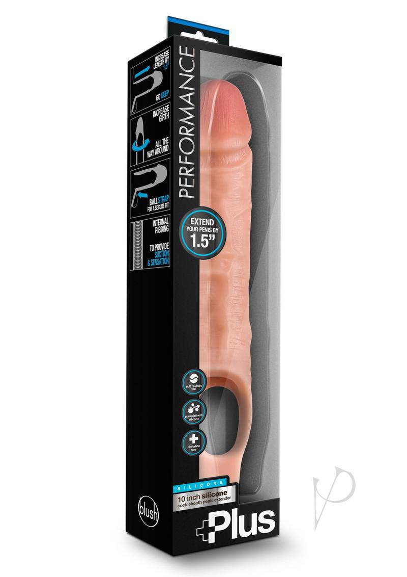 Performance Plus Silicone Cock Sheath Penis Extender - Vanilla