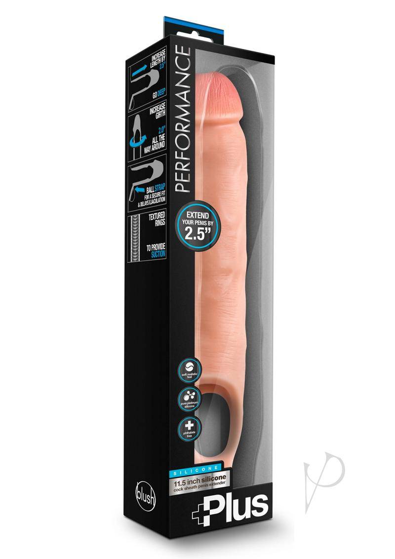 Performance Plus Silicone Cock Sheath Penis Extender - Vanilla