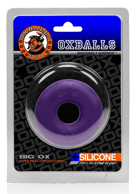 Oxballs Big Ox Stretch Silicone Cock Ring - Purple