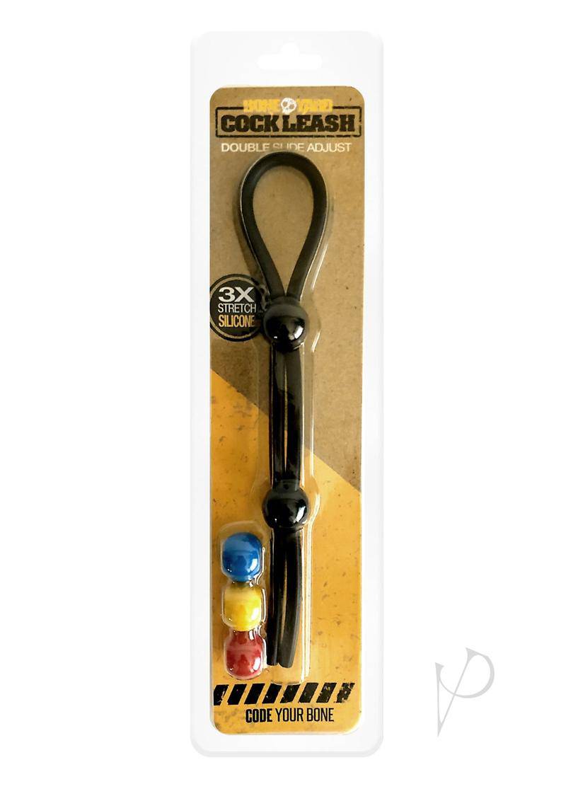 Boneyard Cock Leash - Black and Multicolor