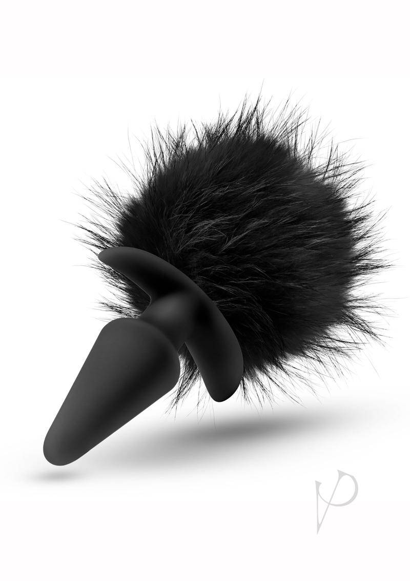 Temptasia Bunny Tail Pom Plug Black - Chambre Rouge