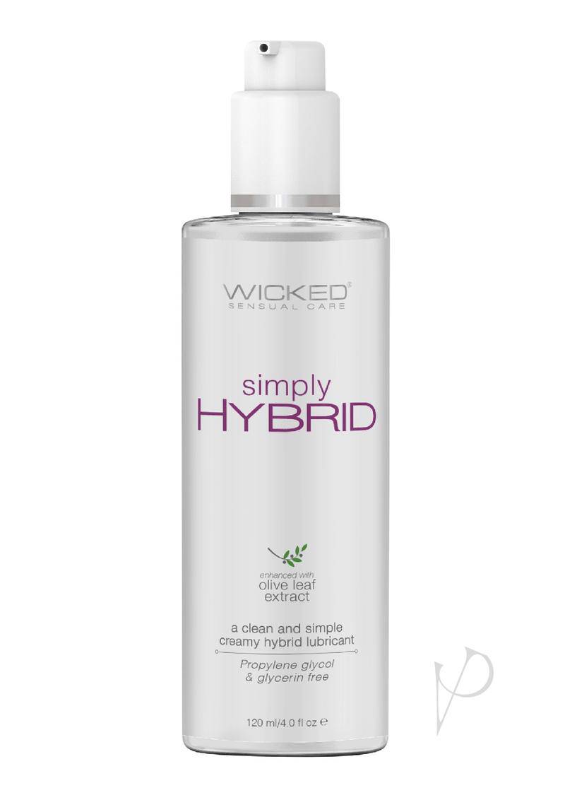 Wicked Simply Hybrid Lubricant with Olive Leaf Extract 4oz