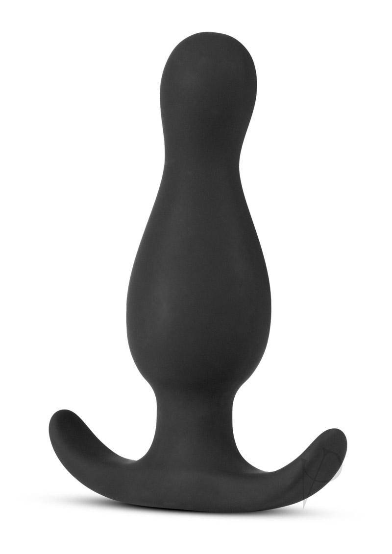 Anal Adv Platinum Curve Plug Black - Chambre Rouge