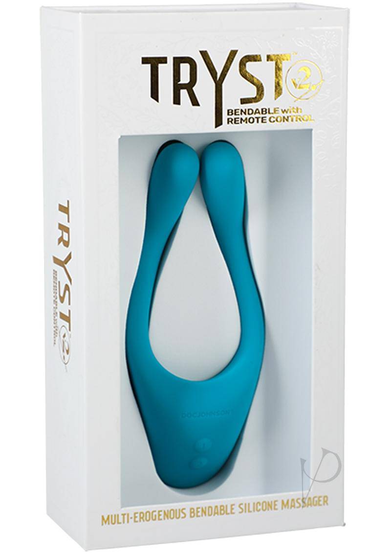 Tryst V2 Bendable Silicone Massage with Remote Control - Teal