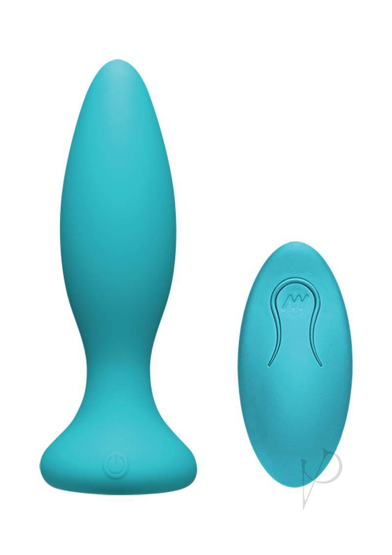 A-play Vibe Begin Plug W/remote Teal - Chambre Rouge