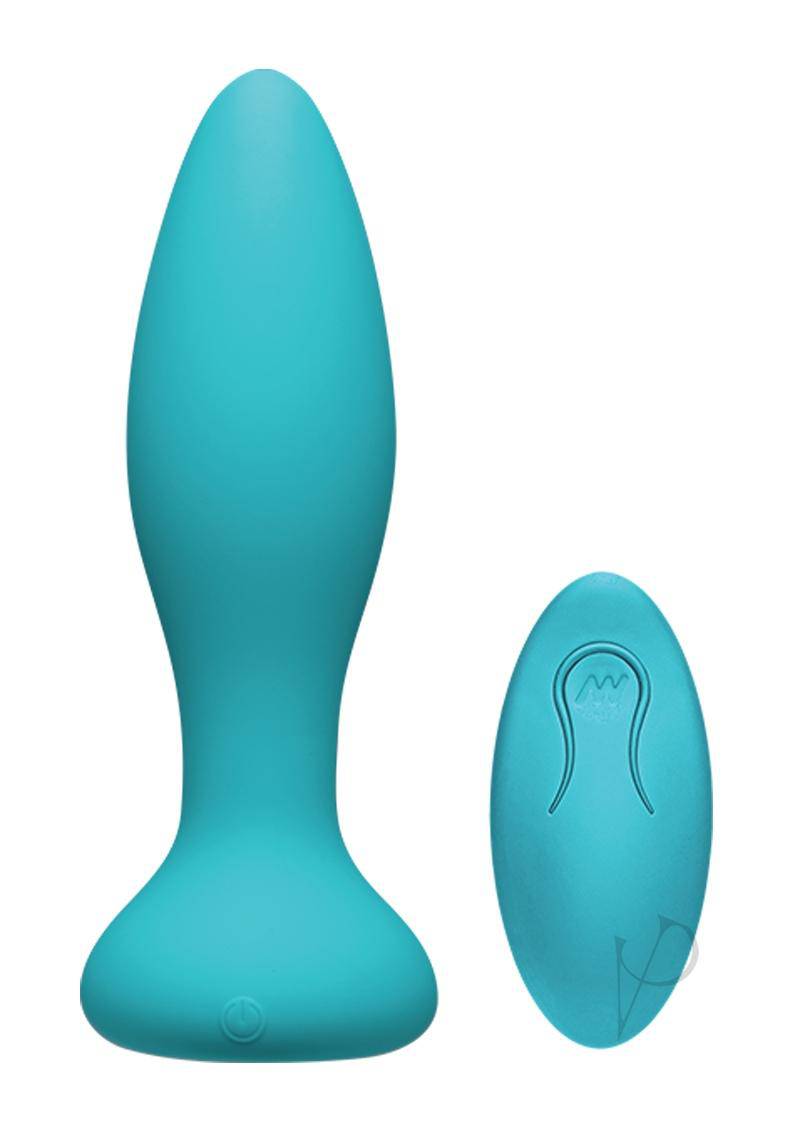 A-play Thrust Experi Plug W/remote Teal - Chambre Rouge