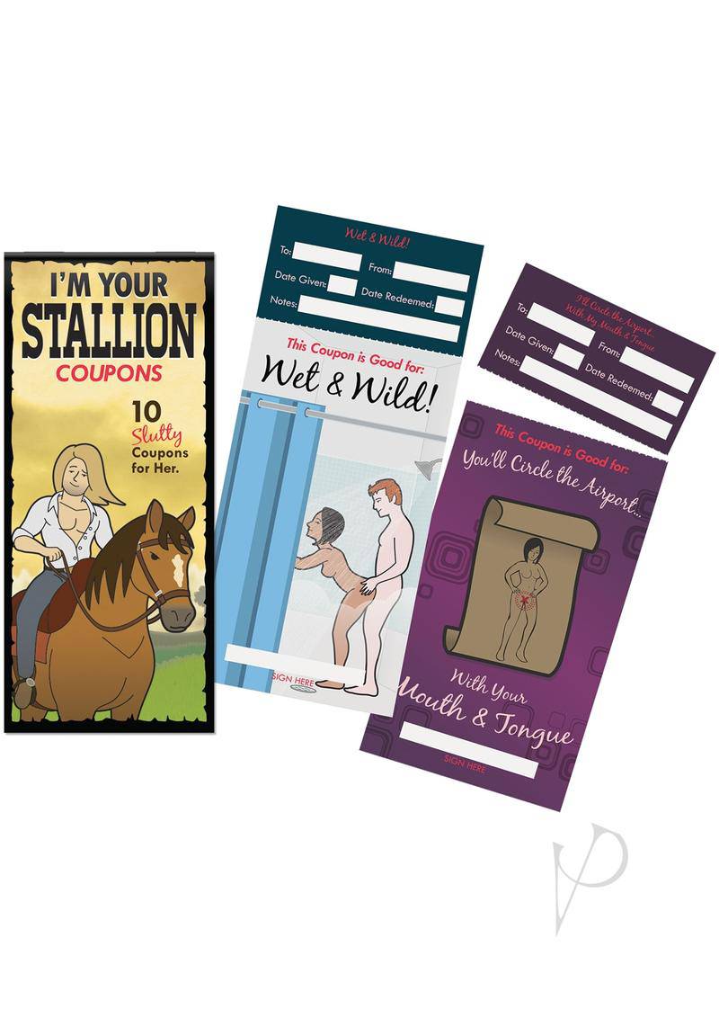 I`m Your Stallion Coupons - 10 Slutty Coupons For Her